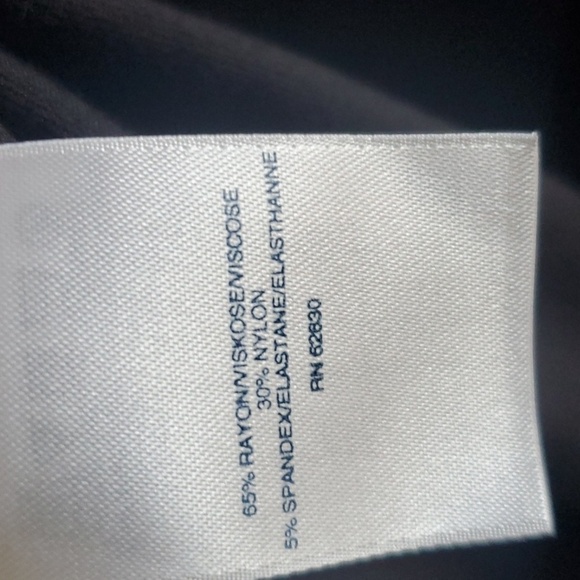 Cold shoulder Lands' End Dress Womens Size 3X Black Midi Dress  Midweight Fabric - Picture 7 of 7